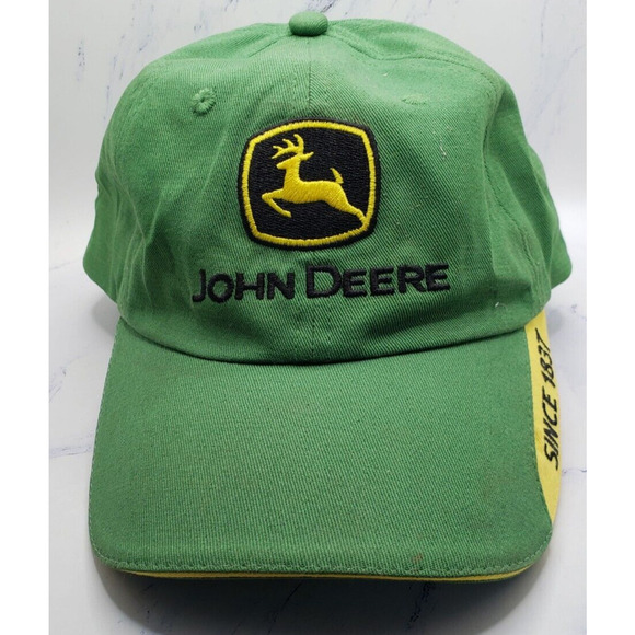 John Deere Other - John Deere Since 1837 Hat Green Yellow Embroidered Adjustable